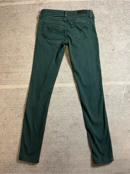 Levi's Denim - Levi's Forest Green Women's Skinny Jeans‎ 3/26 preppy 93% cotton